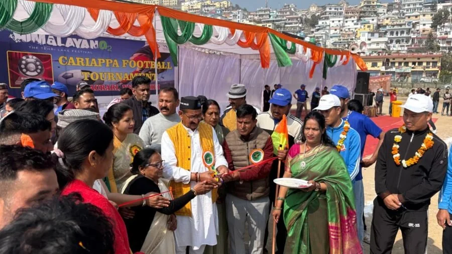टिहरी लेक फेस्टिवल फुटबॉल टूर्नामेंट में रोमांचक मुकाबले, करियप्पा फुटबॉल टूर्नामेंट में हरियाणा एफसी की जीत