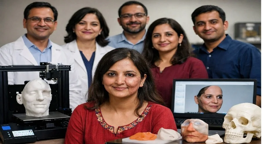 हाइब्रिड डिजिटल तकनीक से युवती को मिला नया चेहरा, पीजीआई और पीयू की बड़ी उपलब्धि